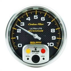 Auto Meter - Carbon Fiber Electric In-Dash Tachometer - Auto Meter 4894 UPC: 046074048944 - Image 1