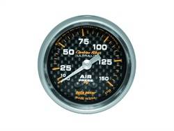 Auto Meter - Carbon Fiber Mechanical Air Pressure Gauge - Auto Meter 4720 UPC: 046074047206 - Image 1
