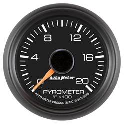 Auto Meter - Chevy Factory Match Electric Pyrometer Gauge Kit - Auto Meter 8345 UPC: 046074083457 - Image 1