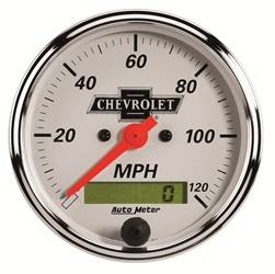 Auto Meter - Chevy Vintage Electric Speedometer - Auto Meter 1388-00408 UPC: 046074154218 - Image 1