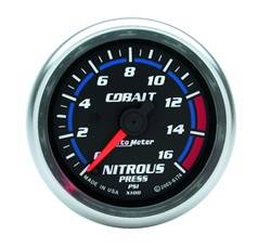 Auto Meter - Cobalt Electric Nitrous Pressure Gauge - Auto Meter 7974 UPC: 046074079740 - Image 1