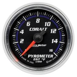 Auto Meter - Cobalt Electric Pyrometer Gauge Kit - Auto Meter 6144 UPC: 046074061448 - Image 1