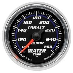 Auto Meter - Cobalt Electric Water Temperature Gauge - Auto Meter 6155 UPC: 046074061554 - Image 1