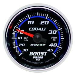 Auto Meter - Cobalt Mechanical Boost/Vacuum Gauge - Auto Meter 6108 UPC: 046074061080 - Image 1