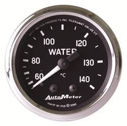 Auto Meter - Cobra Mechanical Water Temperature Gauge - Auto Meter 201007 UPC: 046074120527 - Image 1