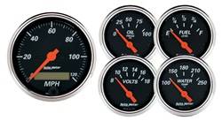 Auto Meter - Designer Black Street Rod Kit - Auto Meter 1421 UPC: 046074014215 - Image 1