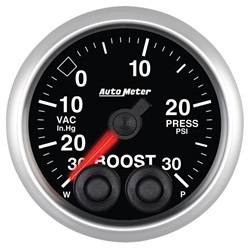 Auto Meter - Elite Series Boost/Vacuum Gauge - Auto Meter 5677 UPC: 046074056772 - Image 1
