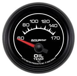 Auto Meter - ES Electric Oil Temperature Gauge - Auto Meter 5948-M UPC: 046074140242 - Image 1