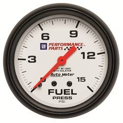 Auto Meter - GM Series Mechanical Fuel Pressure Gauge - Auto Meter 5813-00407 UPC: 046074136450 - Image 1