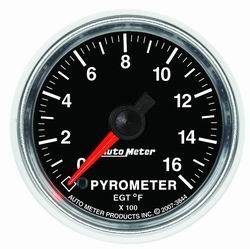 Auto Meter - GS Electric Pyrometer Gauge Kit - Auto Meter 3844 UPC: 046074038440 - Image 1