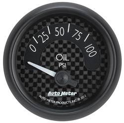 Auto Meter - GT Series Electric Oil Pressure Gauge - Auto Meter 8027 UPC: 046074080272 - Image 1