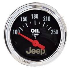 Auto Meter - Jeep Electric Oil Temperature Gauge - Auto Meter 880429 UPC: 046074154386 - Image 1