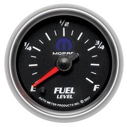 Auto Meter - MOPAR Electric Programmable Fuel Level Gauge - Auto Meter 880013 UPC: 046074154508 - Image 1