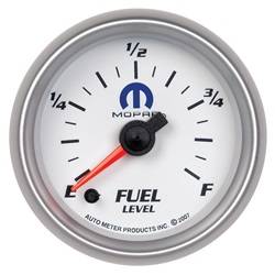 Auto Meter - MOPAR Electric Programmable Fuel Level Gauge - Auto Meter 880027 UPC: 046074154645 - Image 1