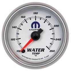 Auto Meter - MOPAR Electric Water Temperature Gauge - Auto Meter 880032 UPC: 046074154690 - Image 1
