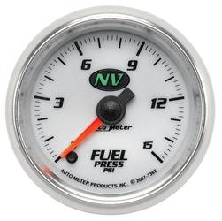 Auto Meter - NV Electric Fuel Pressure Gauge - Auto Meter 7362 UPC: 046074073625 - Image 1