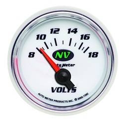Auto Meter - NV Electric Voltmeter - Auto Meter 7392 UPC: 046074073922 - Image 1