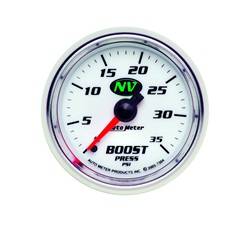 Auto Meter - NV Mechanical Boost Gauge - Auto Meter 7304 UPC: 046074073045 - Image 1
