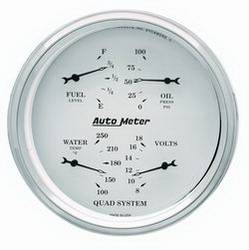 Auto Meter - Old Tyme White Street Rod Kit - Auto Meter 1603 UPC: 046074016035 - Image 1