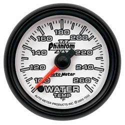 Auto Meter - Phantom II Electric Water Temperature Gauge - Auto Meter 7555 UPC: 046074075551 - Image 1