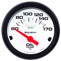 Auto Meter - Phantom Electric Oil Temperature Gauge - Auto Meter 5748-M UPC: 046074134142 - Image 1