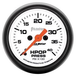 Auto Meter - Phantom High Pressure Oil Pump Gauge - Auto Meter 5796 UPC: 046074057960 - Image 1