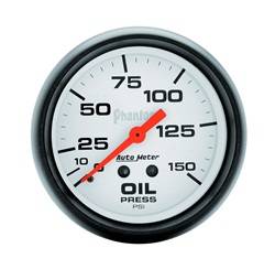 Auto Meter - Phantom Mechanical Oil Pressure Gauge - Auto Meter 5823 UPC: 046074058233 - Image 1