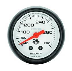 Auto Meter - Phantom Mechanical Oil Temperature Gauge - Auto Meter 5741 UPC: 046074057410 - Image 1