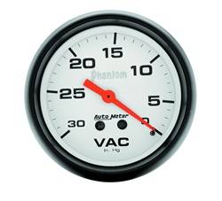 Auto Meter - Phantom Mechanical Vacuum Gauge - Auto Meter 5884 UPC: 046074058844 - Image 1