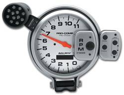 Auto Meter - Pro Stock Silver Tachometer - Auto Meter 6834 UPC: 046074068348 - Image 1