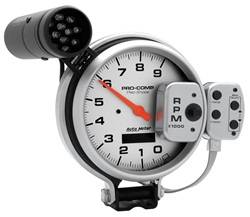 Auto Meter - Pro Stock Silver Tachometer - Auto Meter 6832 UPC: 046074068324 - Image 1