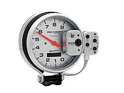 Auto Meter - Pro-Comp Silver Playback Tachometer - Auto Meter 6864 UPC: 046074068645 - Image 1