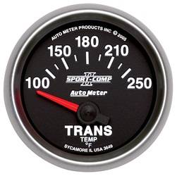 Auto Meter - Sport-Comp II Electric Transmission Temperature Gauge - Auto Meter 3649 UPC: 046074036491 - Image 1