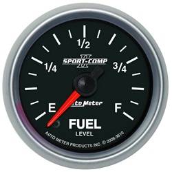 Auto Meter - Sport-Comp II Programmable Fuel Level Gauge - Auto Meter 3610 UPC: 046074036101 - Image 1