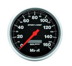 Auto Meter - Sport-Comp Electric Programmable Speedometer - Auto Meter 3989 UPC: 046074039898 - Image 1