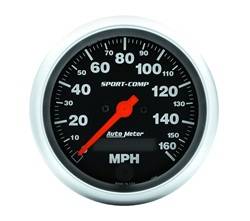 Auto Meter - Sport-Comp Electric Programmable Speedometer - Auto Meter 3988 UPC: 046074039881 - Image 1
