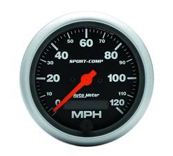 Auto Meter - Sport-Comp Electric Programmable Speedometer - Auto Meter 3987 UPC: 046074039874 - Image 1