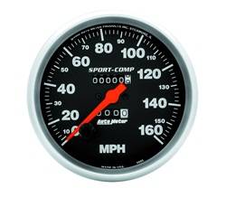 Auto Meter - Sport-Comp In-Dash Mechanical Speedometer - Auto Meter 3995 UPC: 046074039959 - Image 1