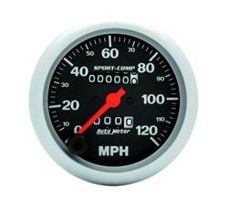 Auto Meter - Sport-Comp In-Dash Mechanical Speedometer - Auto Meter 3992 UPC: 046074039928 - Image 1