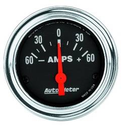 Auto Meter - Traditional Chrome Electric Ampmeter Gauge - Auto Meter 2586 UPC: 046074025860 - Image 1