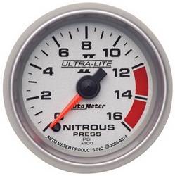 Auto Meter - Ultra-Lite II Electric Nitrous Pressure Gauge - Auto Meter 4974 UPC: 046074049743 - Image 1
