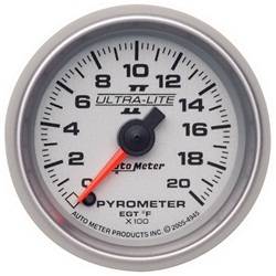 Auto Meter - Ultra-Lite II Electric Pyrometer Gauge Kit - Auto Meter 4945 UPC: 046074049453 - Image 1