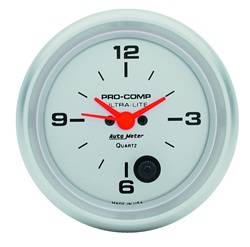Auto Meter - Ultra-Lite Clock - Auto Meter 4485 UPC: 046074044854 - Image 1