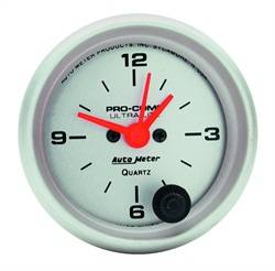 Auto Meter - Ultra-Lite Clock - Auto Meter 4385 UPC: 046074043857 - Image 1