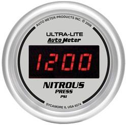 Auto Meter - Ultra-Lite Digital Nitrous Pressure Gauge - Auto Meter 6574 UPC: 046074065743 - Image 1