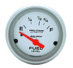Auto Meter - Ultra-Lite Electric Fuel Level Gauge - Auto Meter 4318 UPC: 046074043185 - Image 1