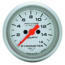Auto Meter - Ultra-Lite Electric Pyrometer Gauge Kit - Auto Meter 4344 UPC: 046074043444 - Image 1
