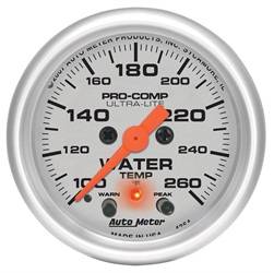 Auto Meter - Ultra-Lite Electric Water Temperature Gauge - Auto Meter 4354 UPC: 046074043543 - Image 1