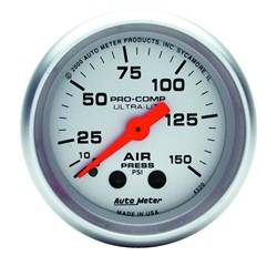 Auto Meter - Ultra-Lite Mechanical Air Pressure Gauge - Auto Meter 4320 UPC: 046074043208 - Image 1