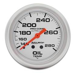 Auto Meter - Ultra-Lite Mechanical Oil Temperature Gauge - Auto Meter 4441 UPC: 046074044410 - Image 1